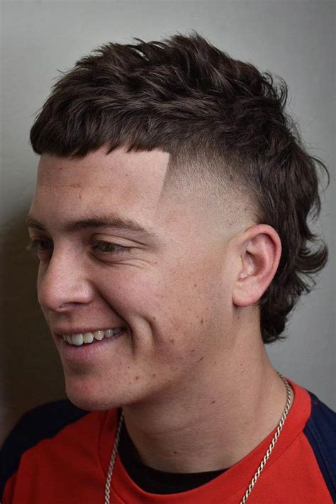 modern mullet fade